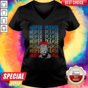 Alternative view of Good Heifer Please Cow Vintage Retro Shirt