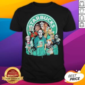 Good Horror Movie Character Starbucks Shirt