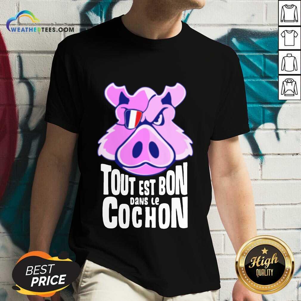 Hot Tout Est Bon Dans Le Cochon Shirt - Image 3