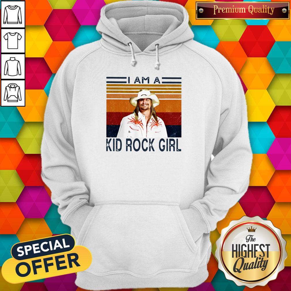 Good I Am A Kid Rock Girl Vintage Shirt - Image 5