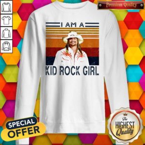 Alternative view of Good I Am A Kid Rock Girl Vintage Shirt