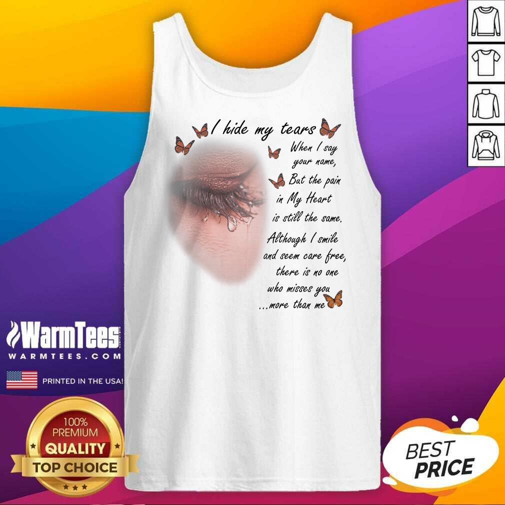 Good I Hide My Tears Butterfly Shirt - Image 2