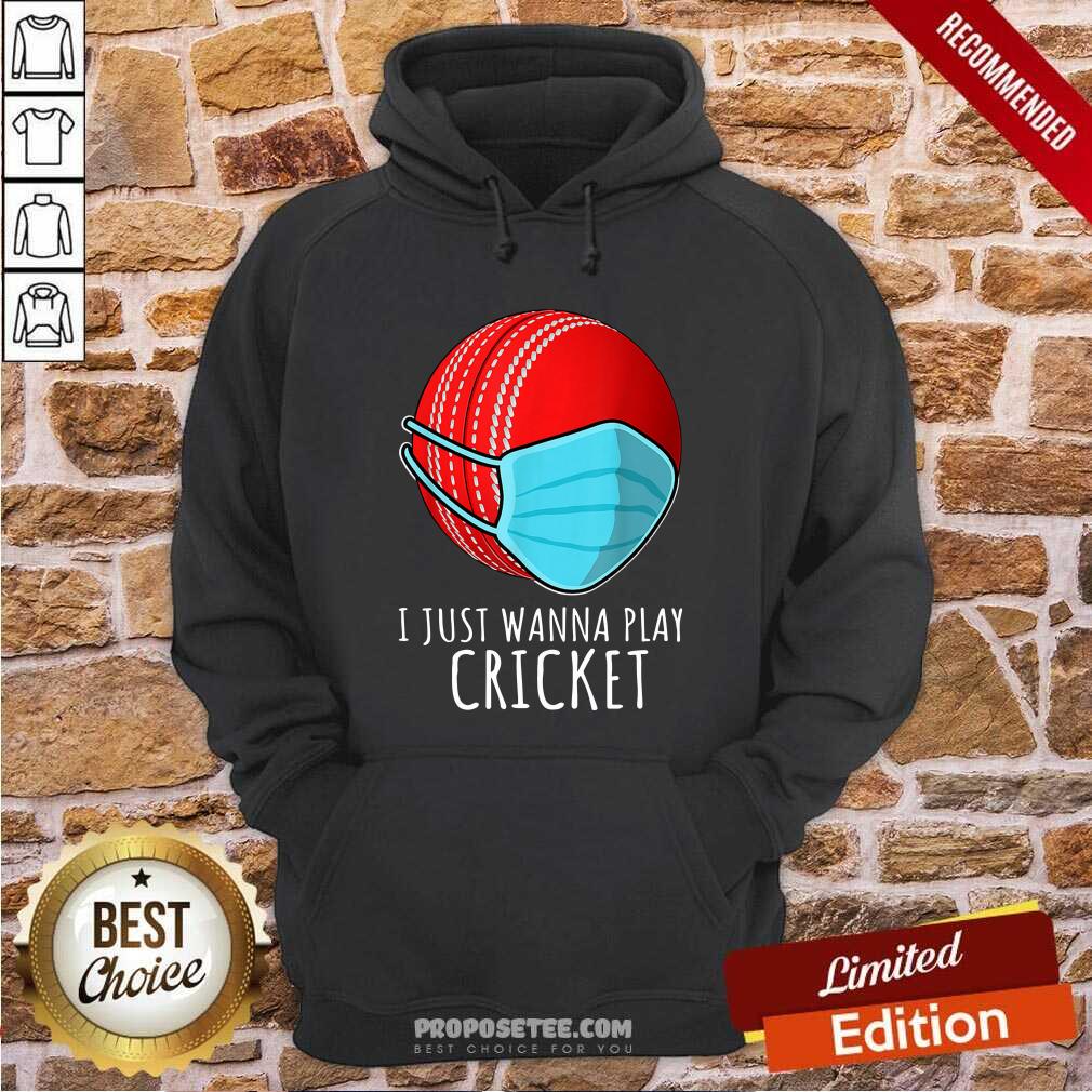 Good I Just Wanna Play Cricket Shirt - Image 5