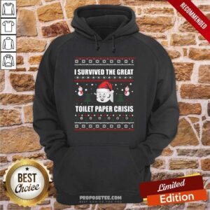 Alternative view of Good I Survived Great Toilet Paper Crisis Ugly Christmas Shirt