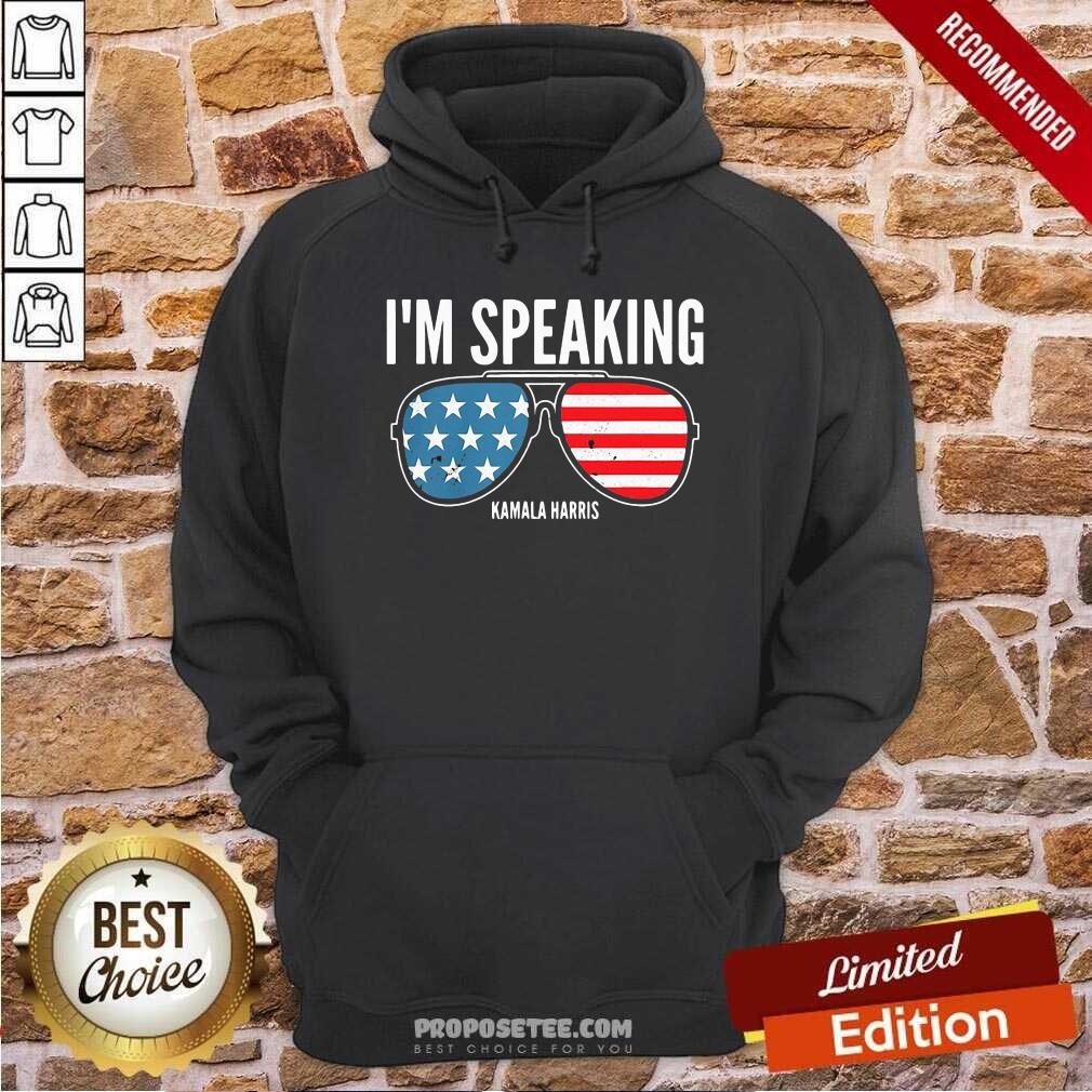 Good I’m Speaking Kamala Hirris Sun Glasses American Flag Shirt - Image 2