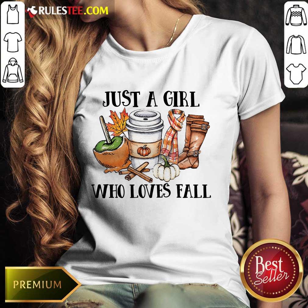 Good Just A Girl Worker Who Loves Fall Shirt - Image 3