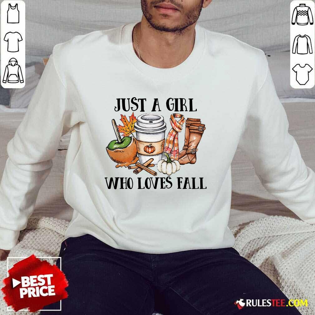 Good Just A Girl Worker Who Loves Fall Shirt - Image 5