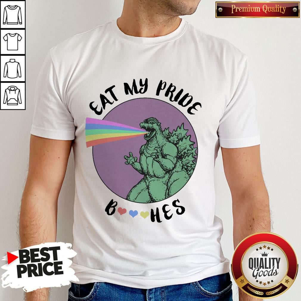 Good LGBT Eat My Pride GodZilla Shirt