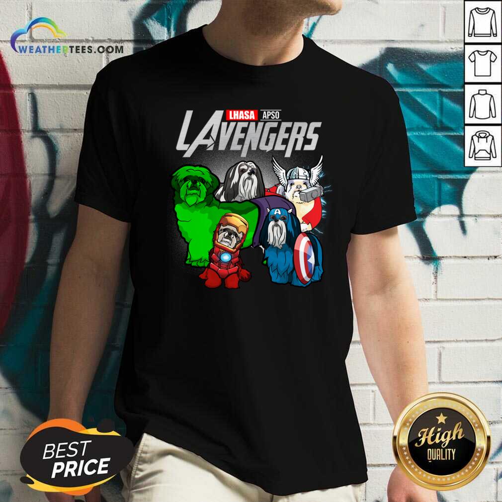 Good Lhasa Apso Marvel Avengers LAvengers Shirt - Image 2