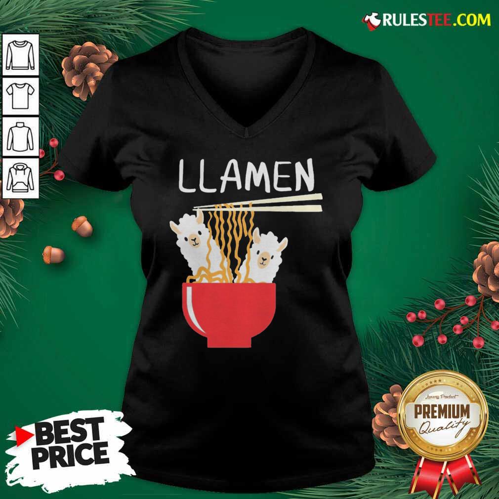 Good Llama Eat Llamen Shirt - Image 3