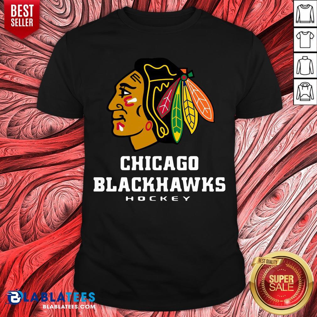 Good Logo NHL Chicago Blackhawks Hockey T-Shirt
