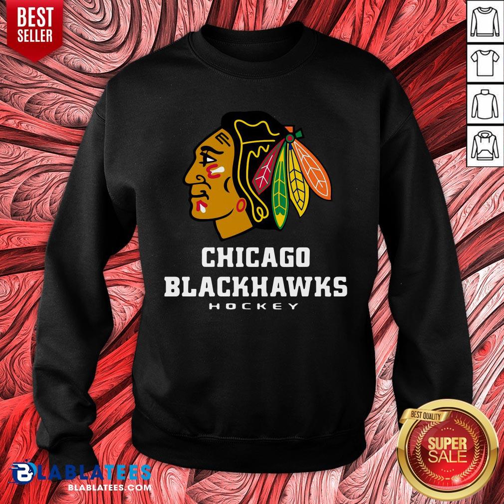 Good Logo NHL Chicago Blackhawks Hockey T-Shirt - Image 5