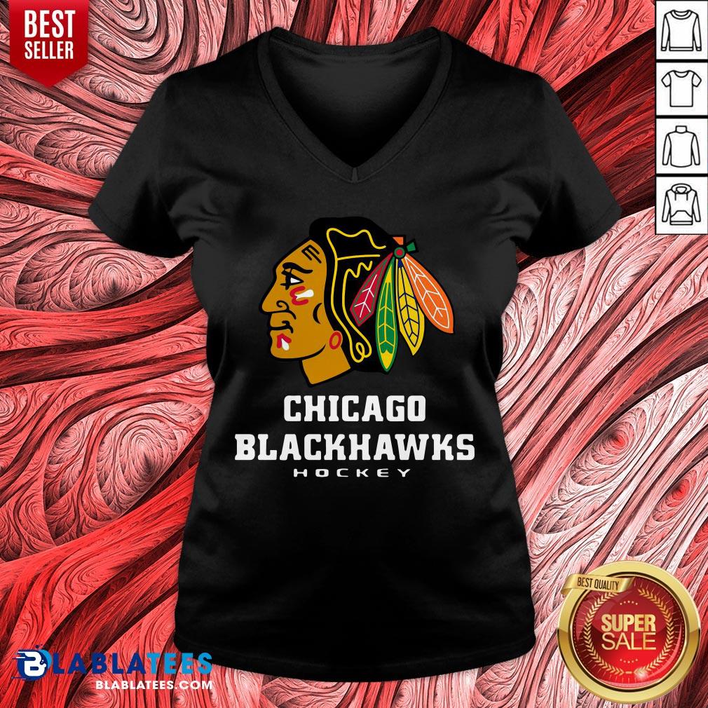 Good Logo NHL Chicago Blackhawks Hockey T-Shirt - Image 3