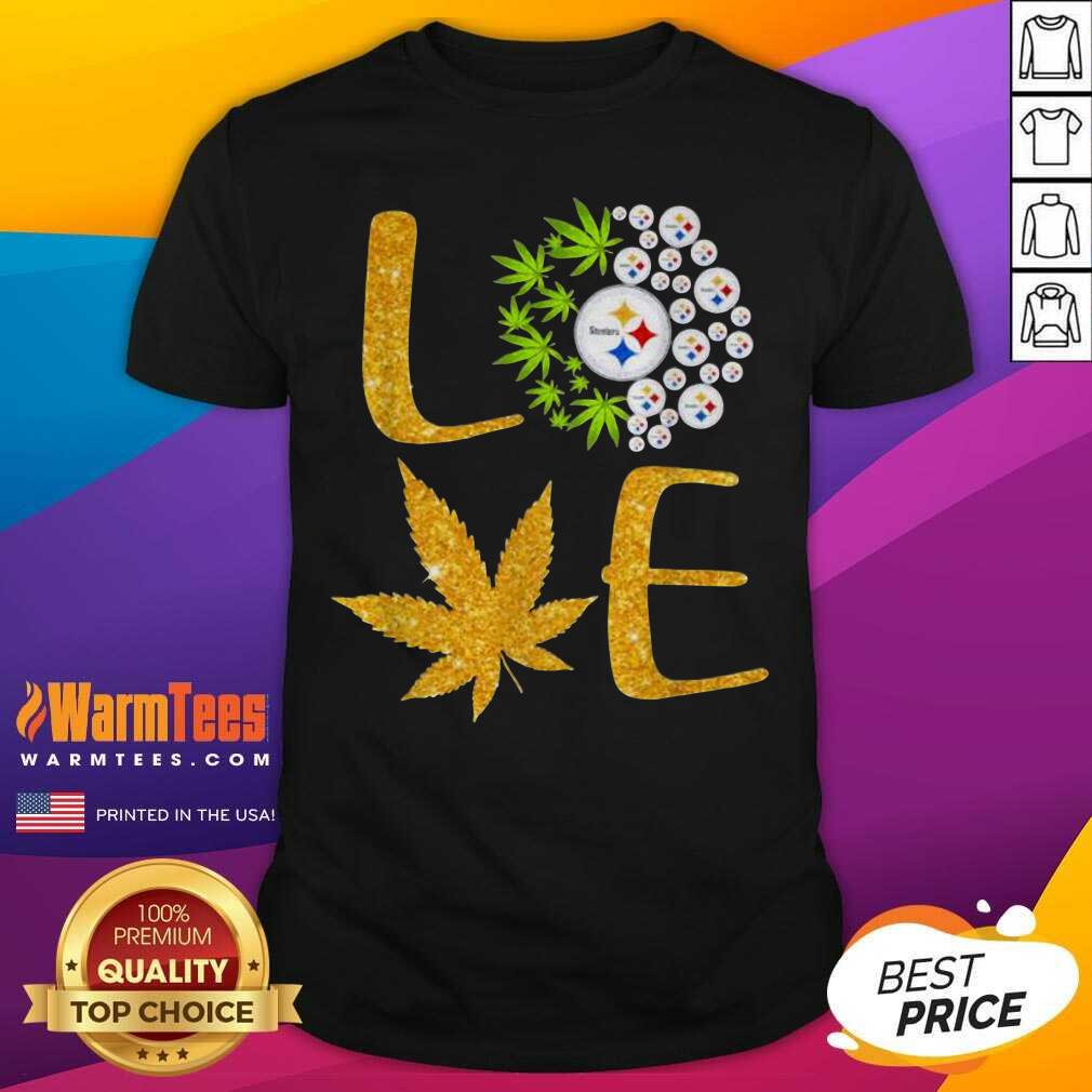 Good Love Steelers Cannabis Football Shirt