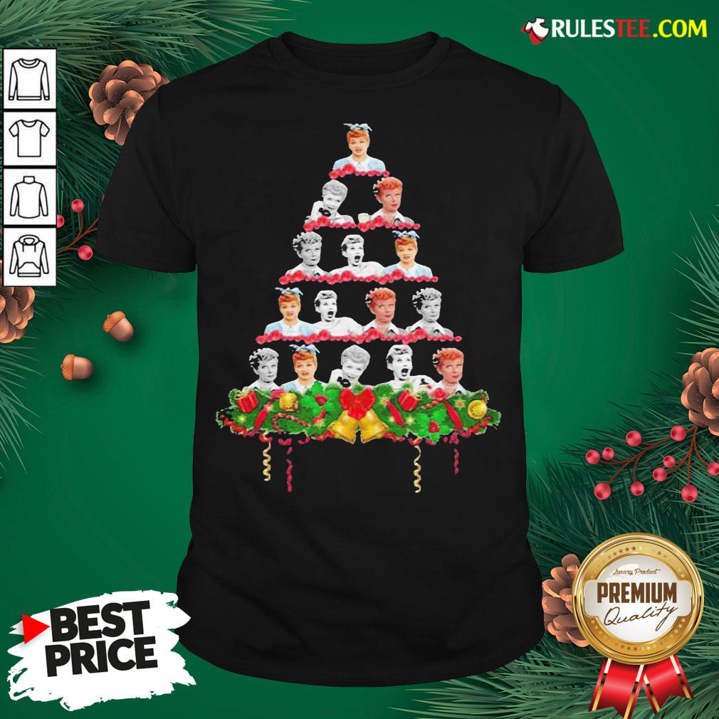 Good Lucille Ball Christmas Tree Shirt