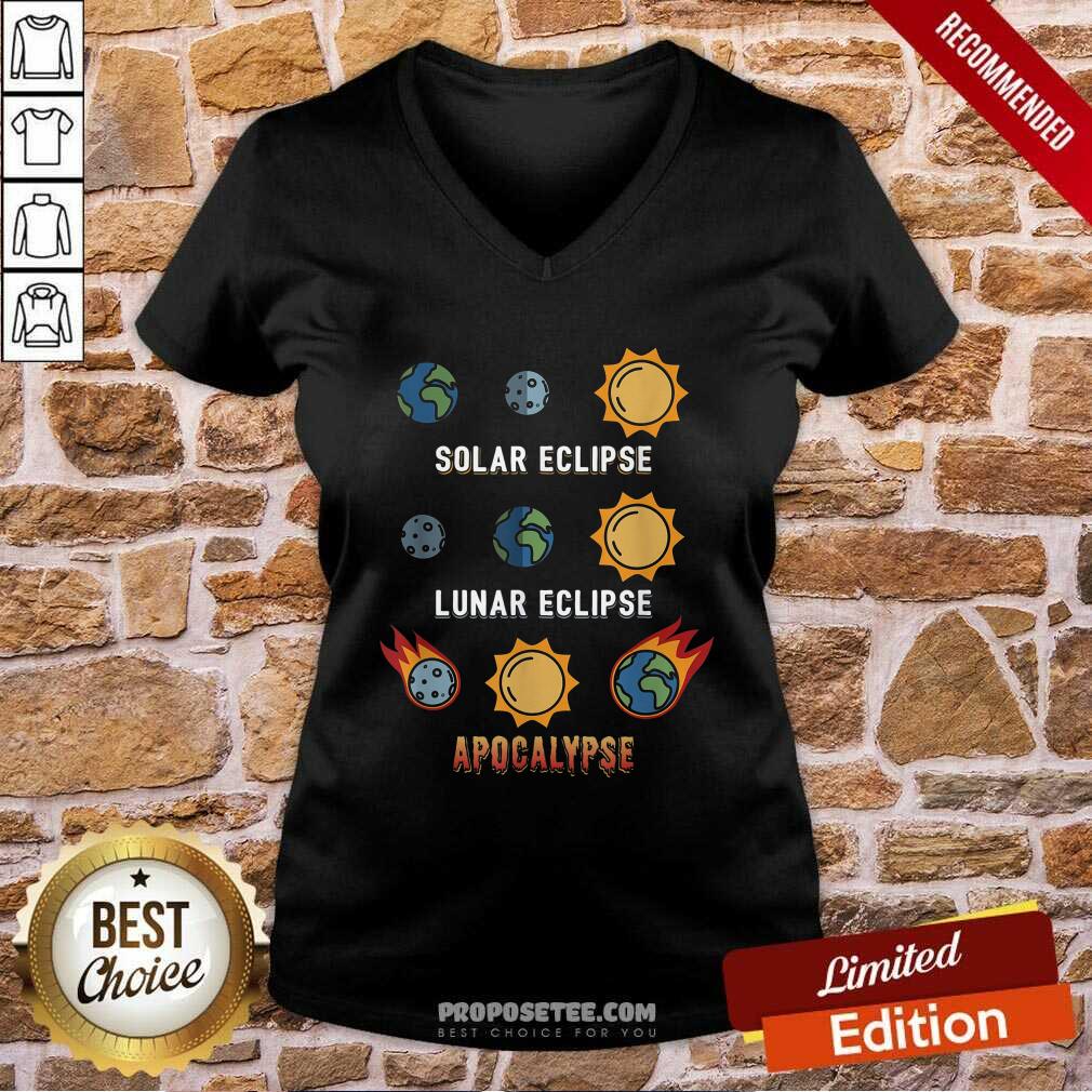 Good Lunar Eclipse Solar Eclipse Apocalypse Shirt - Image 3