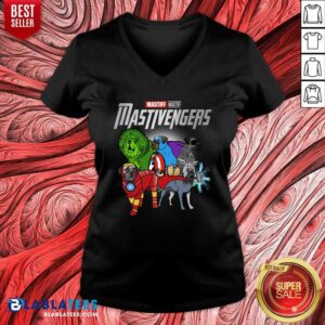 Alternative view of Good Mastiff Marvel Avengers Mastivengers Shirt