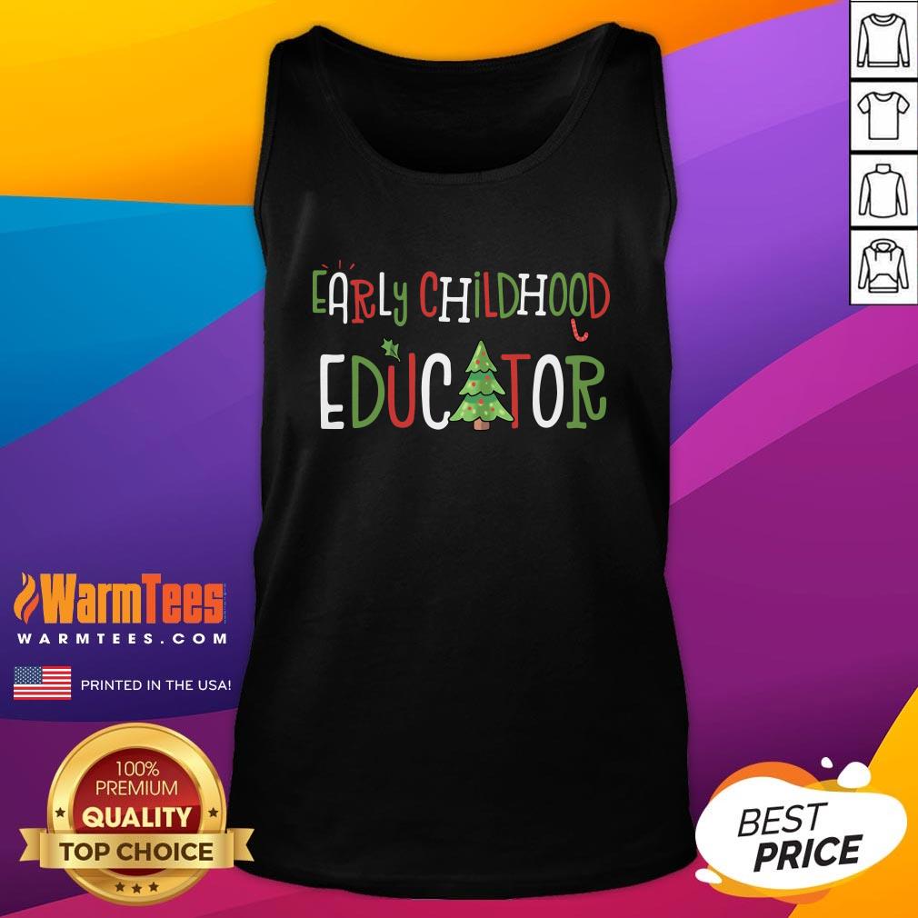 Good Merry Christmas Early Childhood Educator Shirt - Image 3