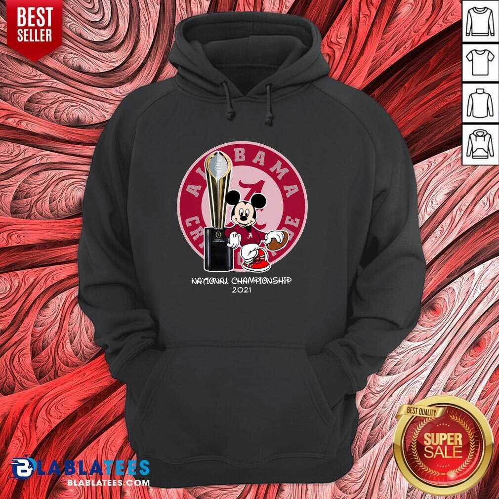 Good Mickey Mouse Alabama Crimson Tide National Championship 2021 Shirt - Image 5