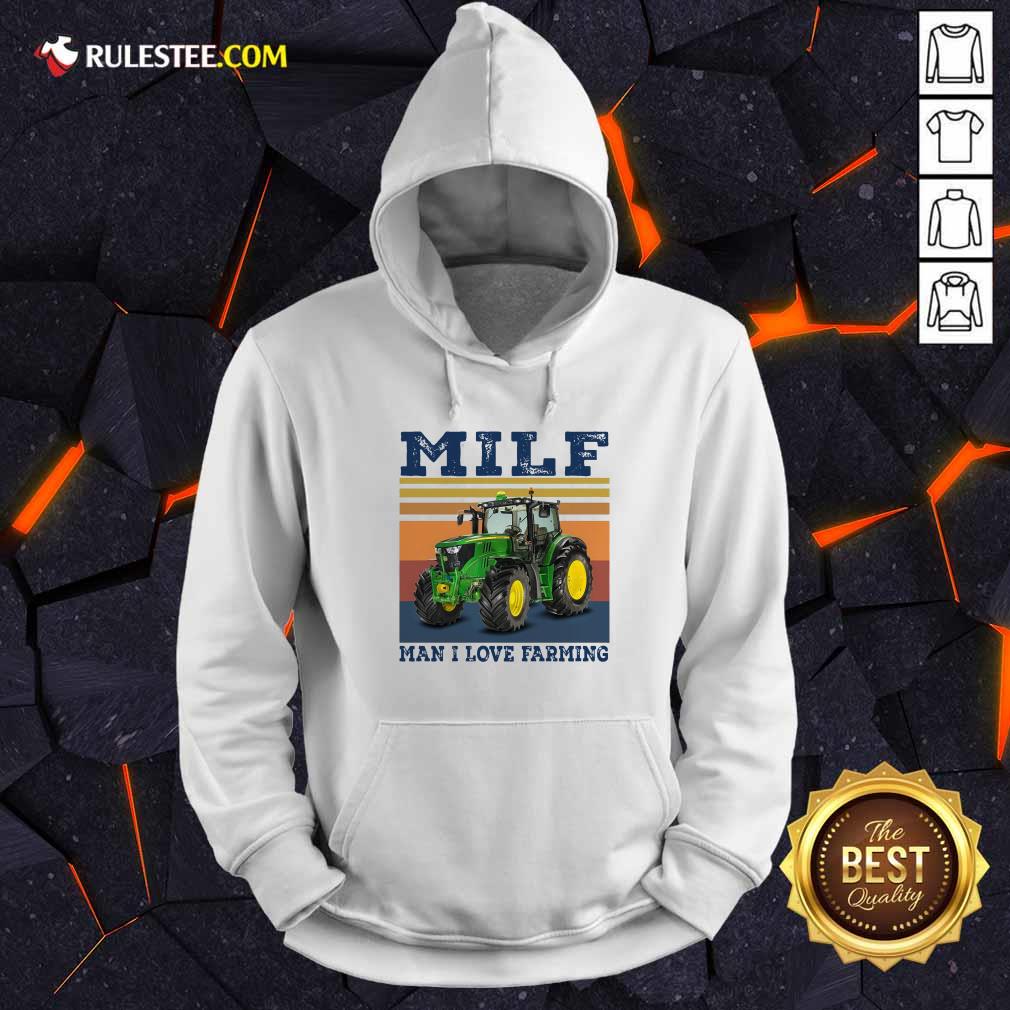 Good Milf Man I Love Farming Vintage Shirt - Image 2