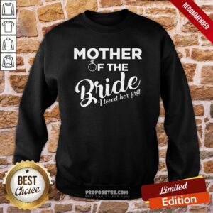Alternative view of Good Mother Of The Bride Shirt Love Mom Shirt