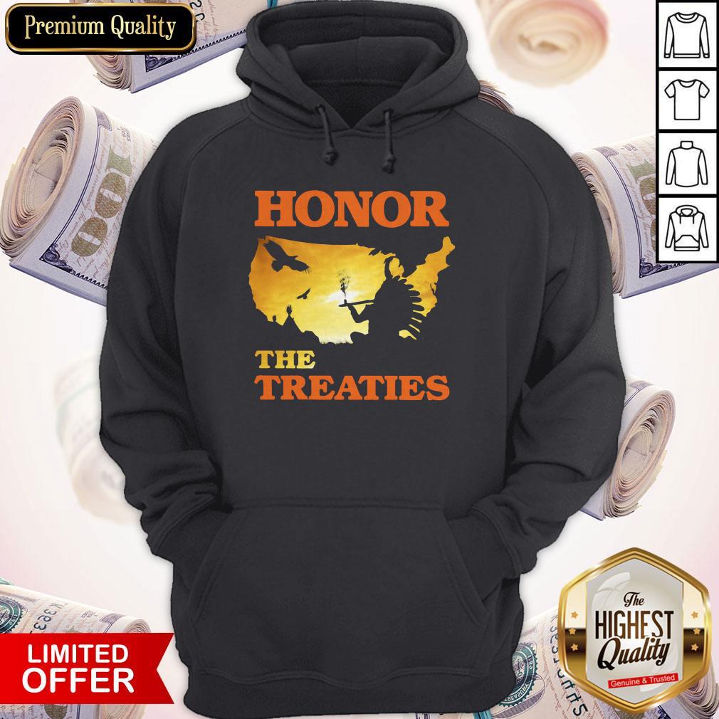 Good Native Honor The Treaties Sunset Shirt - Image 5
