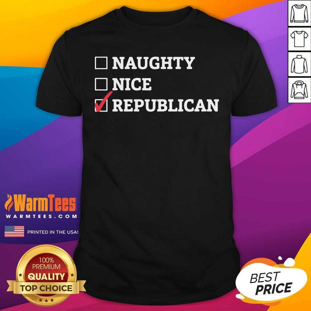 Good Naughty Nice Republican Shirt
