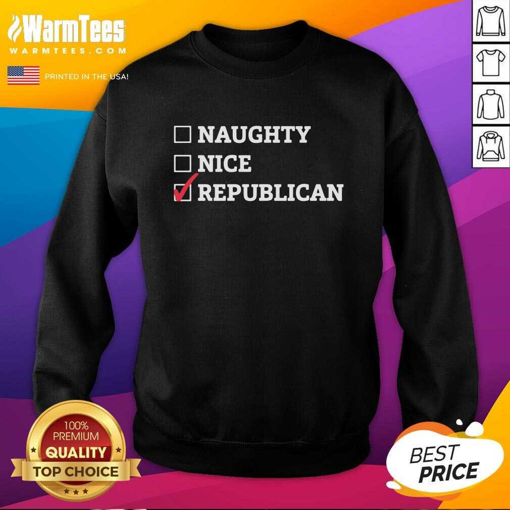 Good Naughty Nice Republican Shirt - Image 3