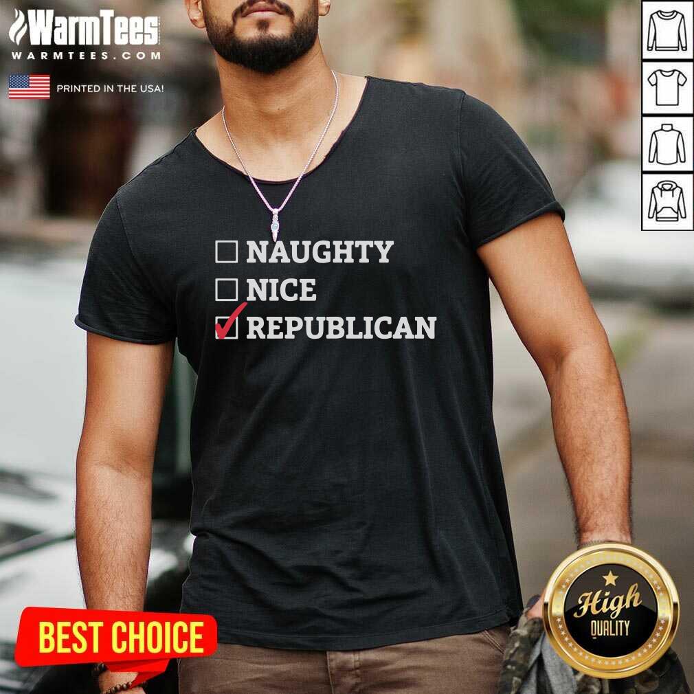 Good Naughty Nice Republican Shirt - Image 5