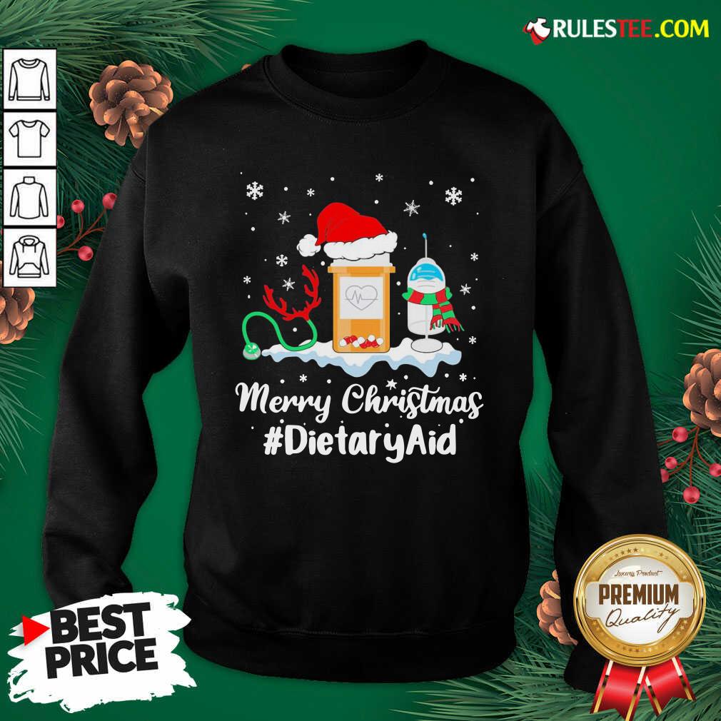 Good Nurse Santa Vaccine Merry Christmas #Dietary Aid Shirt - Image 5