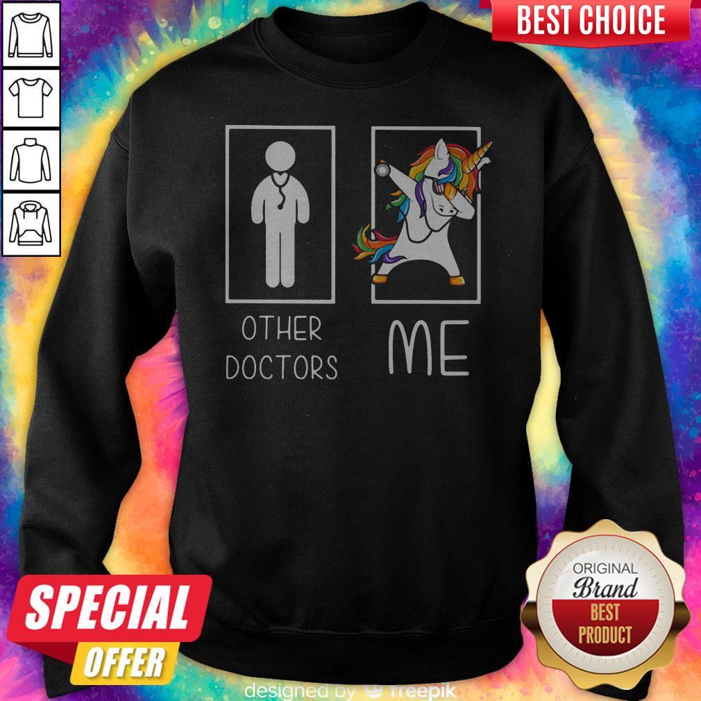 Good Other Doctors Me Unicorn Dabbing Shirt - Image 4