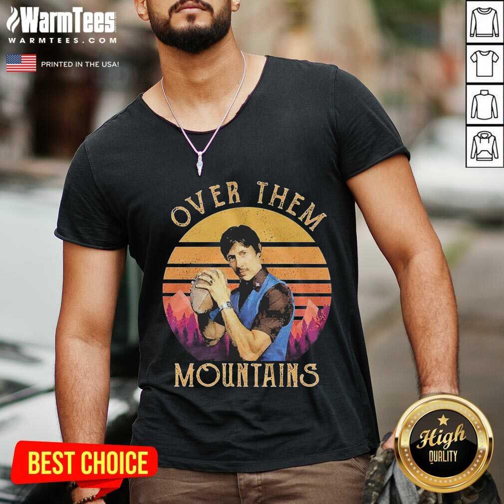 Good Over Them Mountains Vintage Shirt - Image 4