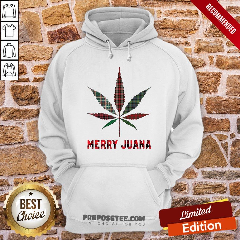 Good Plaid Cannabis Merry Juana Shirt - Image 5