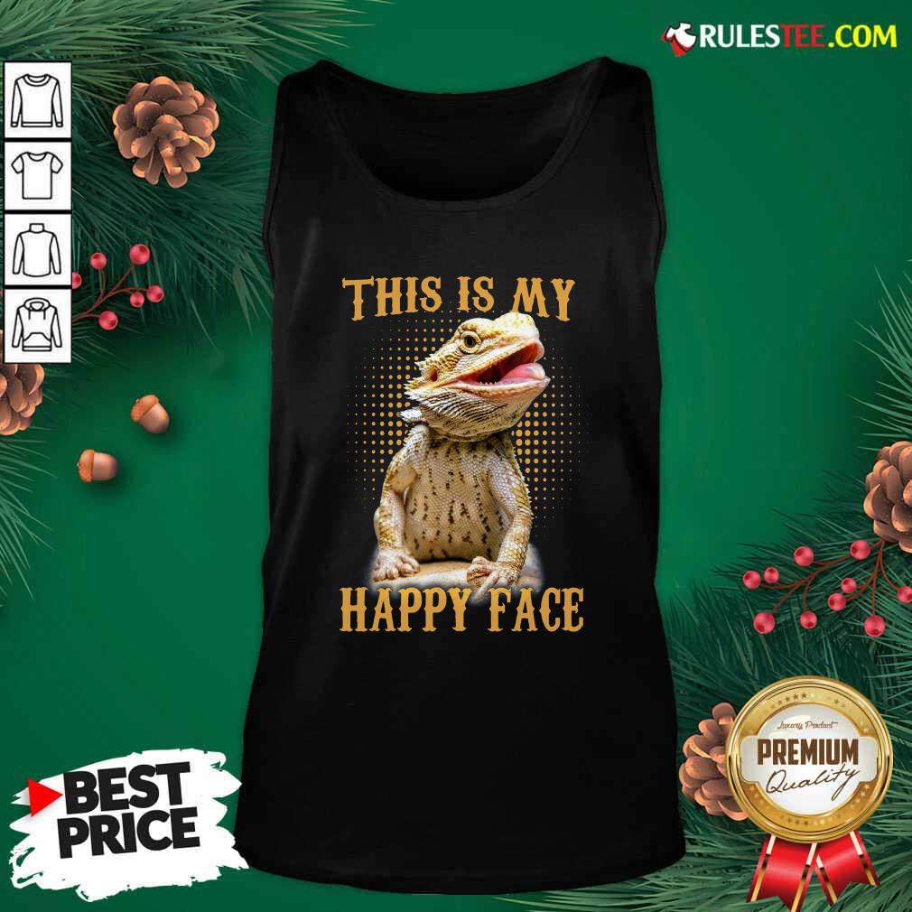 Good Pogona This Is My Happy Face Shirt - Image 4