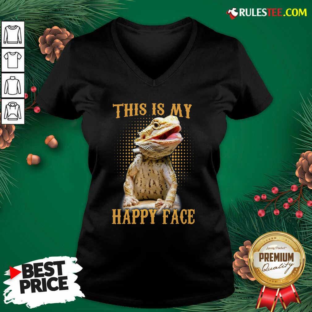 Good Pogona This Is My Happy Face Shirt - Image 3