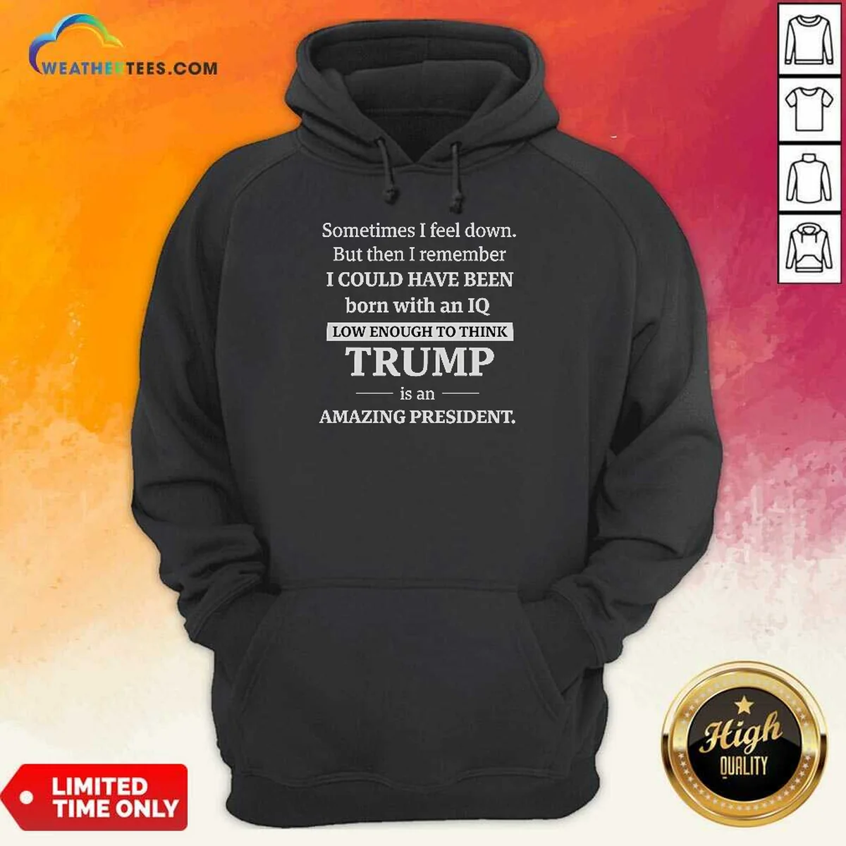 Good Political Satire Trump Is An Amazing President Shirt - Image 3