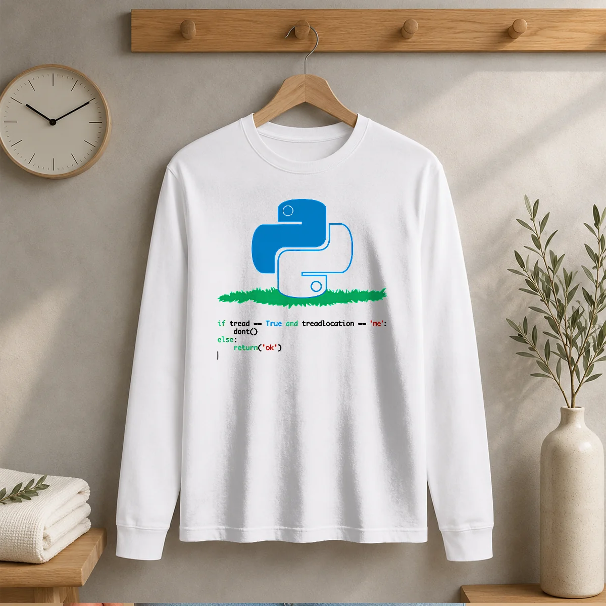 Good Python Dont Tread On Me Code Pun Geek Shirt - Image 3