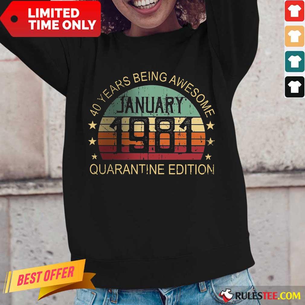 Good Quarantine Edition January 1981 Shirt - Image 2