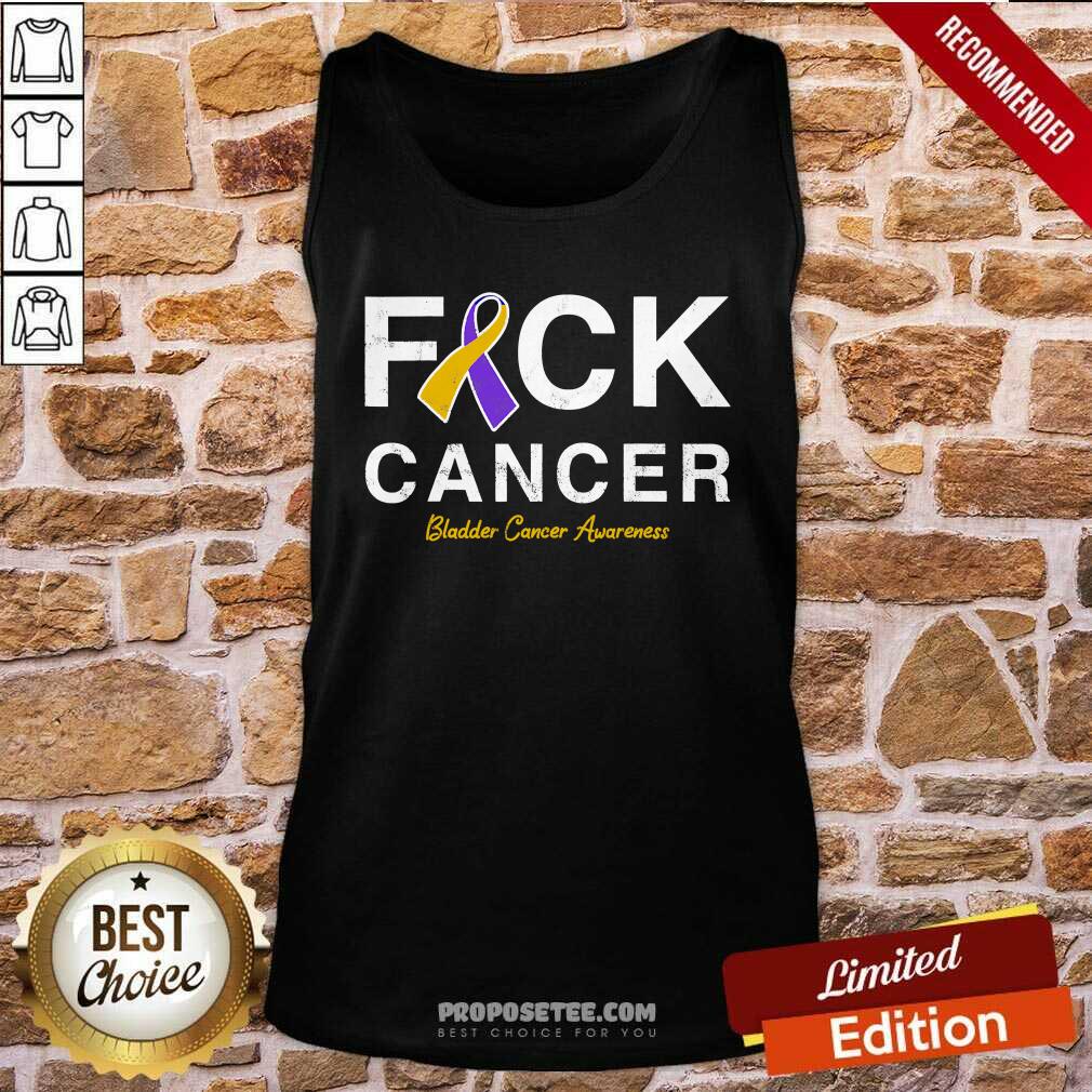 Good Raise Support Bladder Ribbon Cancer Awareness Pun Shirt - Image 3