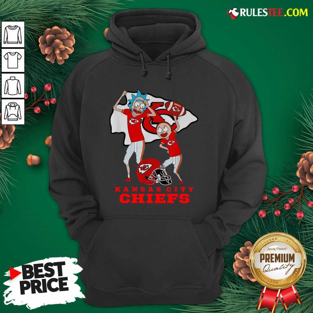 Good Rick And Morty Kansas City Chiefs Shirt - Image 2