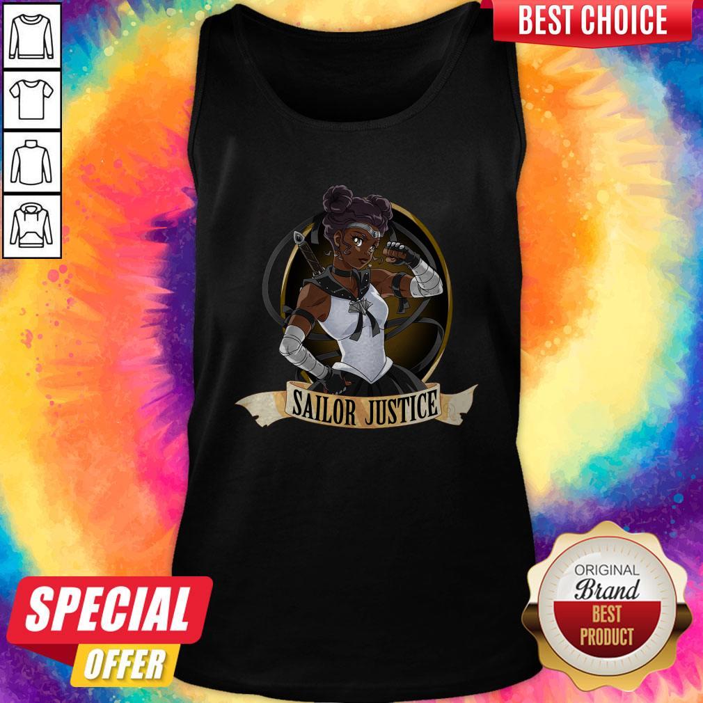 Good Sailor Justice BLM Black Lives Matter Sailor Moon Tee Shirt - Image 4