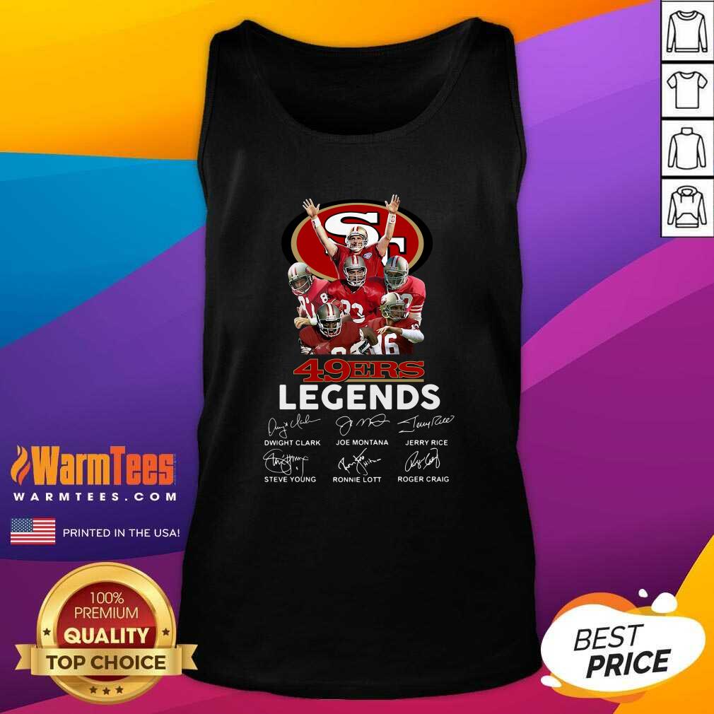Good San Francisco 49ers Legends Signatures Shirt - Image 4
