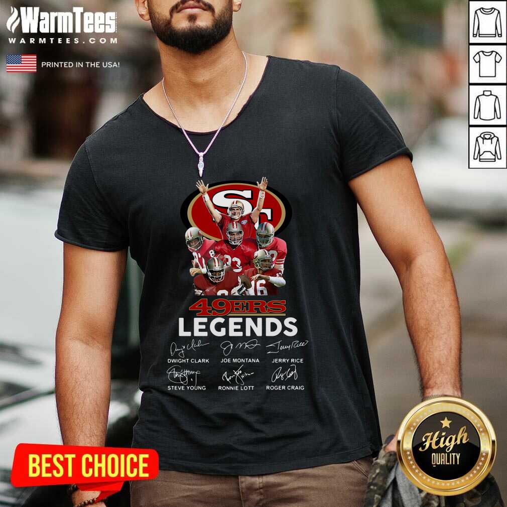 Good San Francisco 49ers Legends Signatures Shirt - Image 5