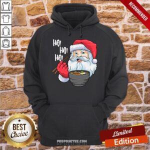 Alternative view of Good Santa Ramen Noodles Shirt Christmas Japanese Noodles Shirt
