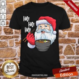 Good Santa Ramen Noodles Shirt Christmas Japanese Noodles Shirt