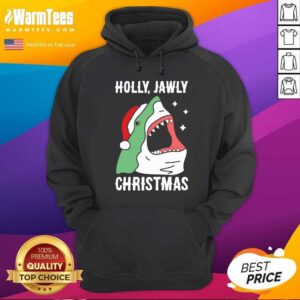 Alternative view of Good Shark Holly Jawly Christmas Shirt