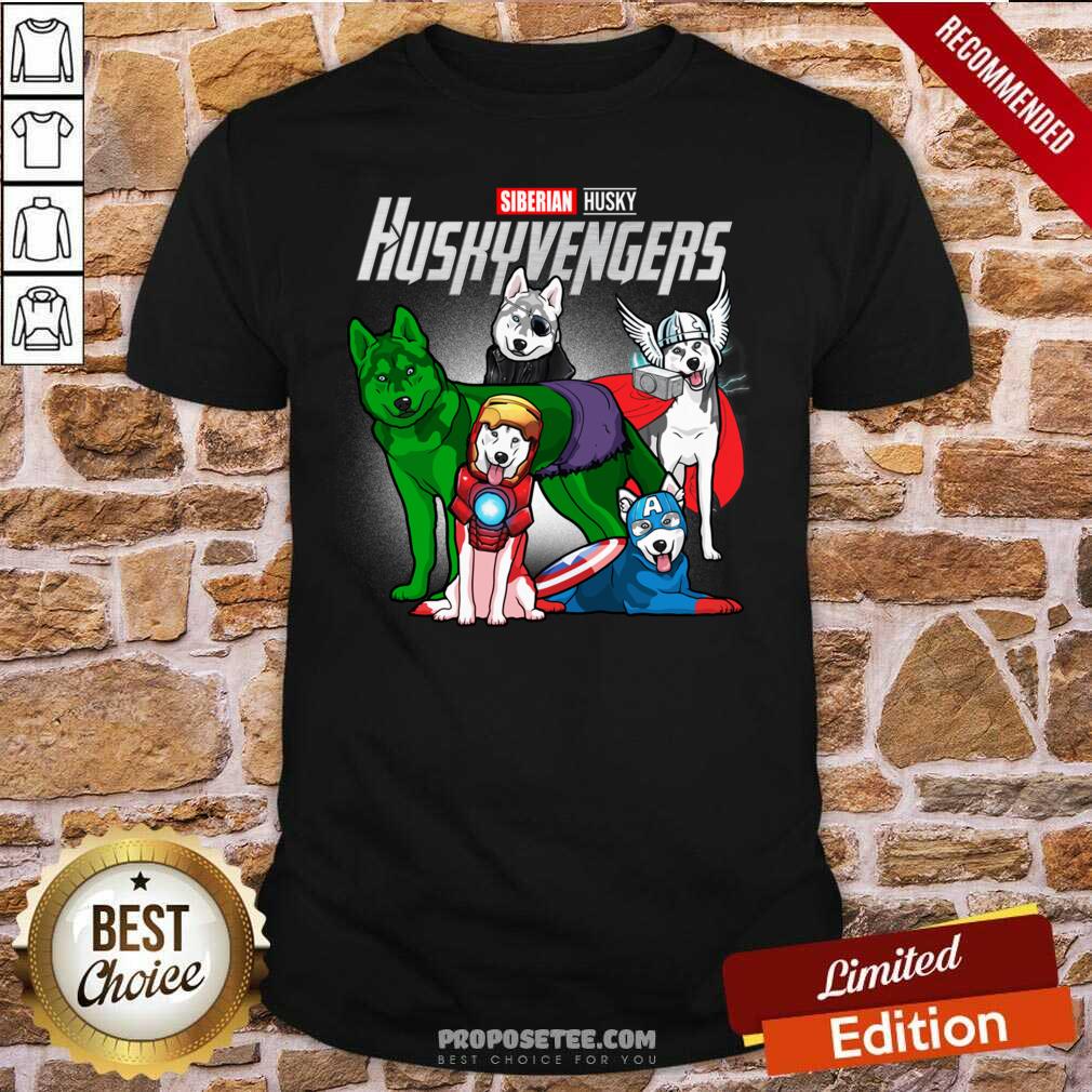 Good Siberian Husky Marvel Avengers Huskyvengers Shirt
