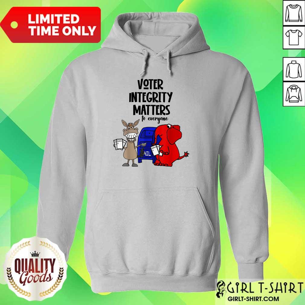 Good Socialdudtees Voter Integrity Matters To Everyone Shirt - Image 3