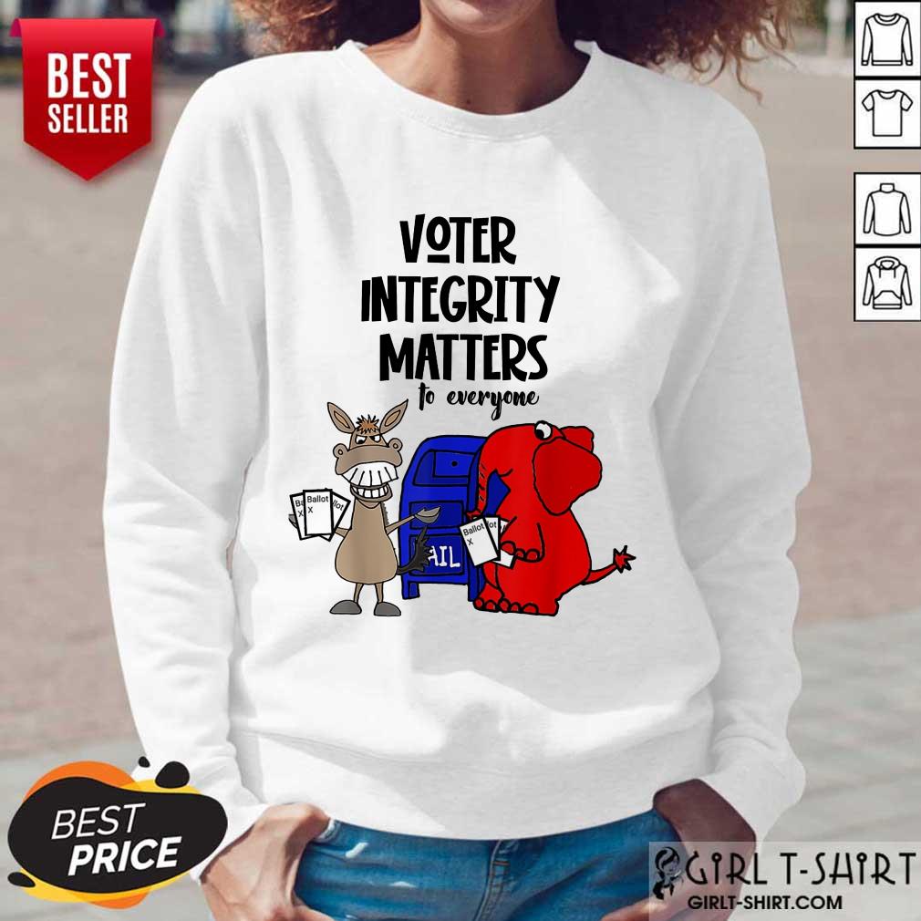 Good Socialdudtees Voter Integrity Matters To Everyone Shirt - Image 5