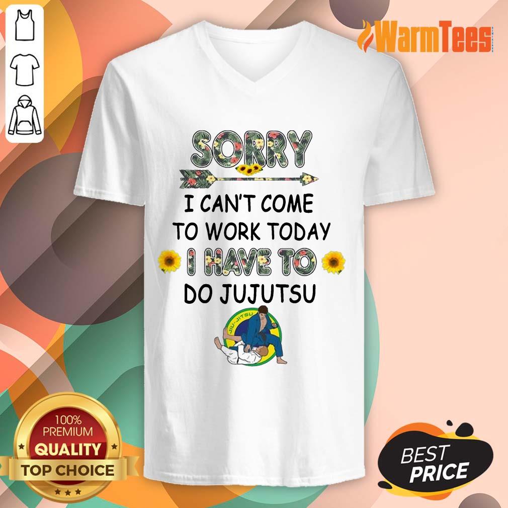 Good Sorry I Can't I Come To Work Today I Have To JuJutsu Flower Shirt - Image 5